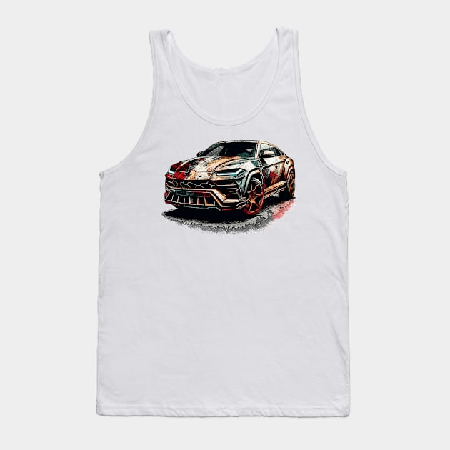 Lamborghini Urus Tank Top by Vehicles-Art